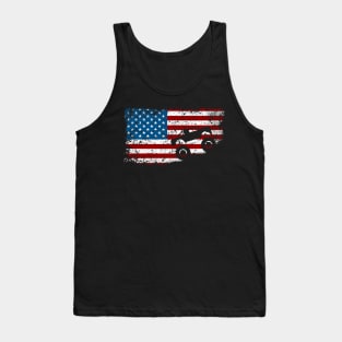 Monster Truck 4X4 USA Club Tank Top